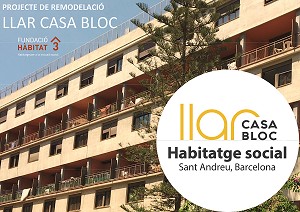Apoyamos a la Fundació Hàbitat3 para la rehabilitación de la antigua residencia Casa Bloc